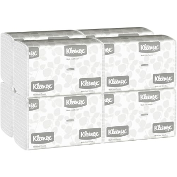 Picture of Kleenex 02046 Kleenex® M-Fold Hand Towels, 50% Recycled, White, Case Of 1,200 (CT-8-EA)
