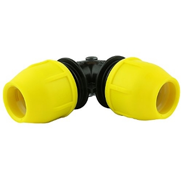 Picture of HomeWetBar 18-406-007 HOME-FLEX Underground IPS Yellow Poly Gas Pipe 90 Degree Elbow (3/4) (EA)