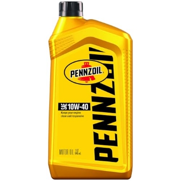 Picture of PENNZOIL 550035160 Pennzoil Motor Oil 10W-40 Motor Oil, 1 Quart (PK-6-EA)