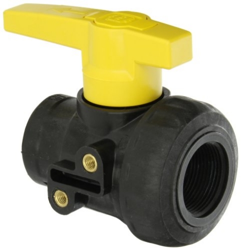 Picture of GREEN LEAF SU 125 E Green Leaf SU125E Polypropylene Single Union Ball Valve, Full Port, 1 1/4" NPT Female (EA)