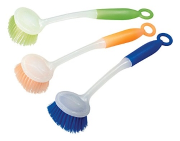 Picture of DIAMOND VISIONS 01-1307 Diamond Visions 01-1307 Nylon Scrub Brush, Plastic Handle, 9" (Pack of 24)24 (PK-24-EA)