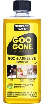 Picture of Goo Gone WMN2087 Goo Gone Adhesive Remover - 8 Ounce - Surface Safe Adhesive Remover Safely Removes Stickers Labels Decals Residue Tape Chewing Gum Grease Tar (EA)
