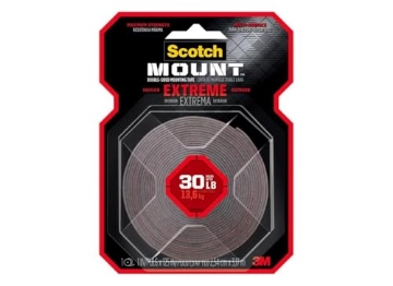 Picture of 3M 414H-MED 3M Scotch Mount Double Sided 1 in. W X 125 in. L Mounting Tape Black (EA)