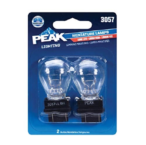 Picture of Peak Accessories 3057LL-BPP PEAK Miniature Automotive Bulb 3057 2 pk (EA)