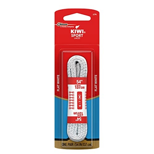 Picture of Kiwi 70432 Kiwi Shoe Laces, 54 in, Athletic White, 1 Ct (EA)