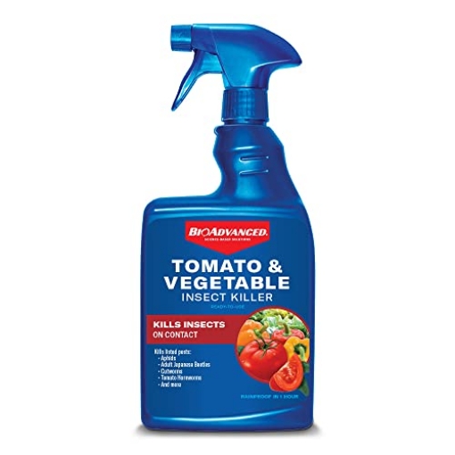 Picture of SBM LIFE SCIENCE CORP 707523A BioAdvanced Tomato & Vegetable Pest Control Plant Bug Killer and Insect Killer, 24-Ounce, Ready-to-Use (EA)