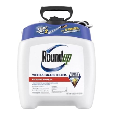 Picture of THE SCOTTS MIRACLE-GRO COMPANY 5375304 Roundup Weed and Grass Killer₄ with Pump 'N Go 2 Sprayer, Use in and Around Flower Beds, Trees & More, 1.33 gal. (EA)