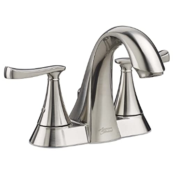 Picture of American Standard 7413201.295 American Standard 7413201.295, Chatfield 4-Inch Centerset 2-Handle Bathroom Faucet 1.2 GPM, Brushed Nickel (EA)