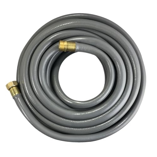 Picture of FLEXON CG5850ACE Flexon 5/8" x 50-Foot Contractor Grade Garden Hose – Heavy-Duty, Kink-Resistant, High Burst Strength, Scuff-Resistant Outer Jacket, Crush-Proof Brass Fittings, Ideal for Landscaping and Job Sites (EA)