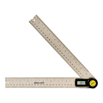 Picture of General Tools Mfg Co In 823 General Tools Digital Angle Finder Ruler #823 - 10" H - Stainless Steel Measurement Tool (PK-2-EA)
