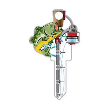 Picture of LUCKY LINE PRODUCTS INC B117K Lucky Line Key Shapes, FISHING, House Key Blank, KW1/11, 1 Key (B117K) (PK-5-EA)