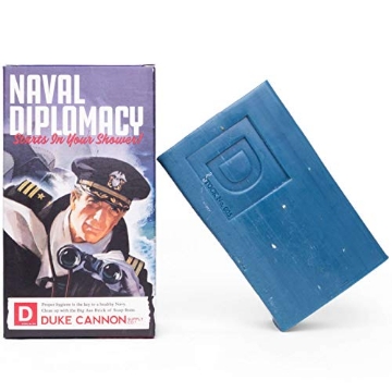 Picture of DUKE CANNON 03BLUE1 Duke Cannon Supply Co. Big Brick of Soap - Superior Grade, Large Men's Bar Soap, Limited Edition WWII Inspired Scents, Body Soap, Ocean, 10 oz (EA)