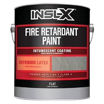 Picture of BENJAMIN MOORE & CO FR210099-01 INSL-X Fr210099-01 Fire Retardant Latex Paint, White, 1 Gallon (EA)