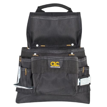 Picture of CLC 5833 CLC Custom Leathercraft 5833 Ballistic Poly Nail And Tool Bag, 9 Pocket (EA)