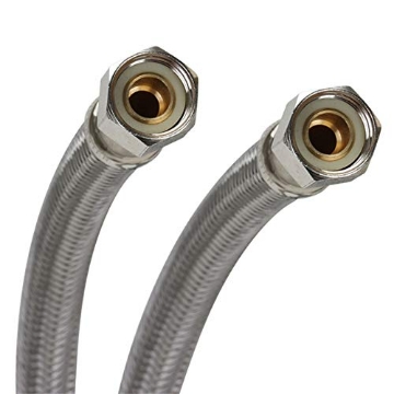 Picture of Fluidmaster 6W48 Fluidmaster 3/8 Compression 3/8 Compression Braided Stainless Steel 48 in. L Dishwasher Supply Line (PK-10-EA)