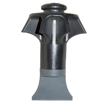 Picture of DANCO INC 9D00010450 DANCO Disposal Genie Garbage Disposal Strainer | Kitchen Sink Drain Splash Guard | Food Scraper | Black (10450) (EA)