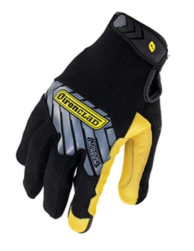 Picture of IRONCLAD IEX-MPLG-03-M IRONCLAD Command Pro Gold Goatskin Leather Work Gloves; Touch Screen Gloves Conductive Index Finger, All-Purpose, Machine Washable, Sized S, M, L, XL, XXL (1 Pair) (Medium, Gold Goatskin Leather) (EA)