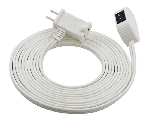 Picture of Prime EC870615 Prime EC870615 15-Foot 16/2 SPT-2 Remote Switch Cord, White (EA)