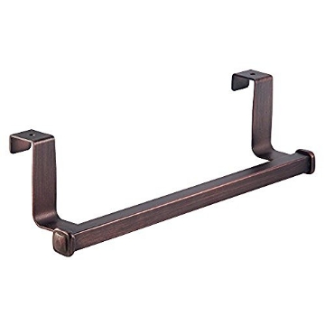 Picture of IDESIGN 33771 iDesign Marcel Steel Over-the-Cabinet Towel Bar - 9.7" x 2.4" x 5.6", Bronze (EA)