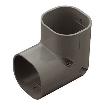 Picture of SLIMDUCT 85462 Inaba Denko SC-100-B Cosmetic Pipe Cover Slim Corner Elevation 90° Elevation 90° Bend, Brown (EA)