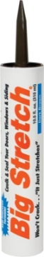 Picture of SASHCO INC (SEALANTS) 10008 Big Stretch 10008 Window Sealant, Dark Brown Acrylic Rubber, 10.5-oz. - Quantity 12 (PK-12-EA)