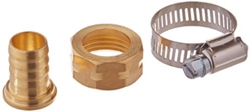 Picture of Gilmour 854514-1001 Nelson 50451 5/8-Inch Female Brass Hose Repair with Worm Gear Clamp (EA)