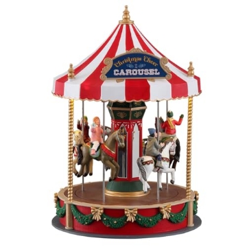Picture of LEMAX INC 14821 Lemax Christmas Cheer Carousel, Battery Operated (4.5V) #14821 (EA)