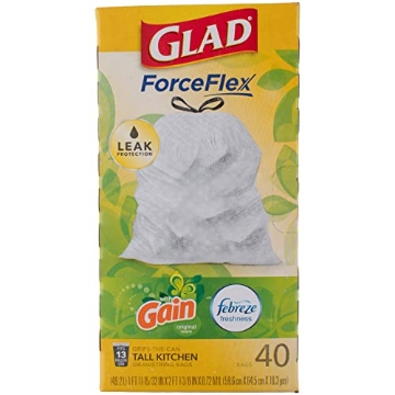 Picture of GLAD 78685 Gain Glad 13 gal. Trash Bags Drawstring 40 pk (EA)