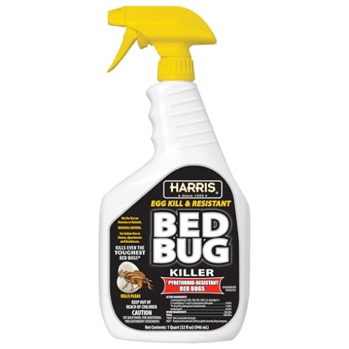 Picture of Harris Engineering BLKBB-32 HARRIS White Label Bed Bug Killer, Liquid Spray with Odorless and Non-Staining Extended Residual Kill Formula (32oz) (EA)