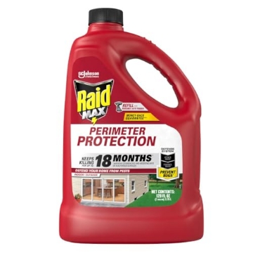 Picture of Raid SJN316225 Raid MAX Perimeter Protection Refill, Up to 18 Months of Protection, Indoor and Outdoor Use, 1 Gallon (3.78 l) (EA)