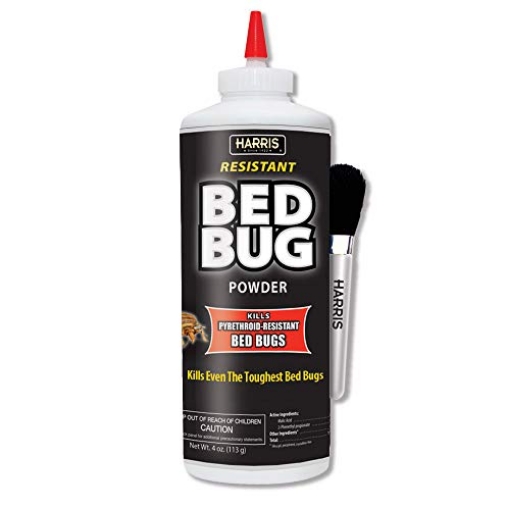 Picture of Harris Engineering BLKBB-P4 HARRIS Bed Bug Killer Powder, 4oz with Application Brush (EA)