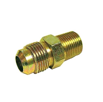 Picture of ACE TRADING - ZW 6JC120110701071 Homeplus+ 3/8 in. Flare X 1/2 in. D Male Brass Adapter (PK-5-EA)