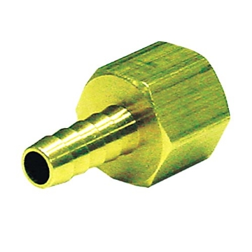 Picture of JMF COMPANY 4504536 JMF Brass Adapter 1/2 in. Dia. x 3/8 in. Dia. Yellow 1 pk (PK-5-EA)