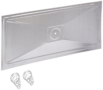 Picture of LL BUILDING PRODUCTS FVC168 GAF Master Flow 16 in. x 8 in. Aluminum Foundation Vent Covers (2-Pack) – Prevent Frozen Pipes, Debris, Easy Mounting, Aluminum Construction, Includes 2 Covers & Springs - FVC168 (EA)