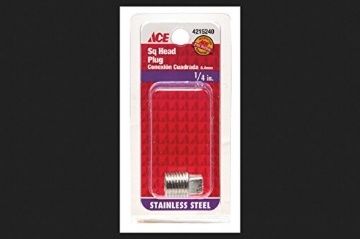 Picture of SMITH-COOPER 4638102210 Smith Cooper 1/4 in. MPT T Stainless Steel Square Head Plug (EA)