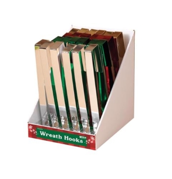 Picture of GERSON COMPANY/GIL DIVISION 2310770 Gerson Assorted Wreath Hooks Indoor Christmas Decor 12 in. (PK-24-EA)