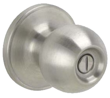 Picture of Ingersoll Rand J40CNA619 J-Series by Schlage Corona Door Knob with Standard Trim, Bed & Bath Privacy Lock, Satin Nickel, J40 CNA 619 (EA)