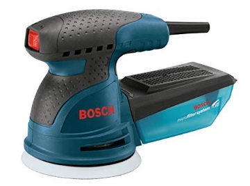 Picture of BOSCH SECURITY SYSTEMS, INC ROS20VSC BOSCH ROS20VSC Palm Sander 2.5 Amp 5 Inch Corded Variable Speed Random Orbital Sander, Polisher Kit with Dust Collector and Soft Carrying Bag (EA)