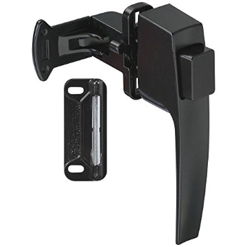Picture of National/Spectrum Brands N178-392 National Hardware N178-392 Pushbutton Latch in Black, 1-3/4" (EA)