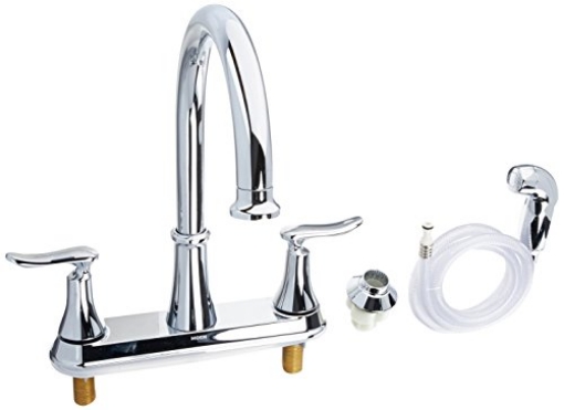 Picture of Moen CA87015 Moen CA87015 High-Arc Kitchen Faucet with Side Spray from the Solidad Collection, Chrome (EA)