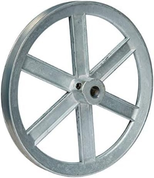Picture of CHICAGO DIE CAST 1000A6 Chicago Die Cast 1000A6 10 in. Dia. Zinc Single V-Groove Pulley (EA)