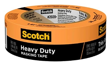 Picture of Scotch-Brite 2020+36AP Scotch Heavy Duty Masking Tape, 1.41 in x 60.1 yd, 2020+-36AP, 1 roll (EA)