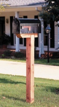 Picture of GIBRALTAR MAILBOXES DPK000AM POST MAILBX CEDAR 4"X4" (EA)