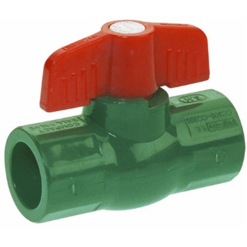 Picture of HOMEWERKS VBVP80E8 B & K 107-608 PVC Schedule 80 Gray Ball Valve Solvent Weld, 2" S x 2" S (EA)