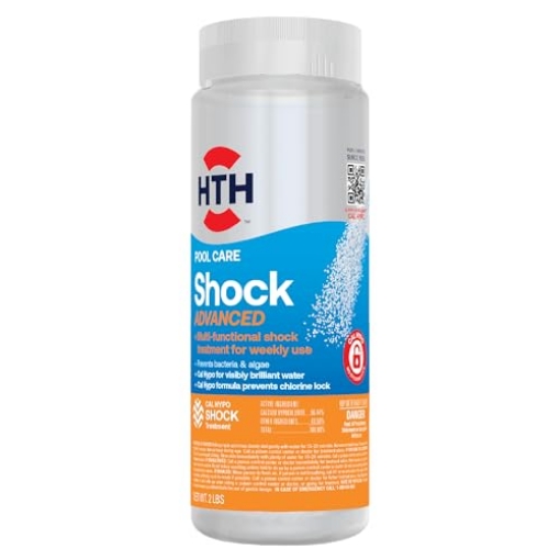 Picture of ARCH CHEMICAL 52042 HTH 52042 Swimming Pool Care Shock Advanced, Swimming Pool Chemical, Cal Hypo Formula, 2 lb (PK-6-EA)