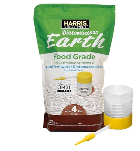 Picture of Harris Engineering DE-FG4P HARRIS Diatomaceous Earth Food Grade, 4lb with Powder Duster Included in The Bag (EA)