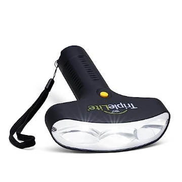 Picture of TRIPLELITE LLC TL800-PLB-01 TripleLite TL800 Triple Light, LED Flashlight, Wide Angle Irradiation Light, 800 Lumens (EA)