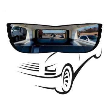 Picture of TELEBRANDS CORPORATION 16249-8 Angel View Wide-Angle Rearview Mirror, As Seen On TV Black Convex Car Mirror Installs in Seconds and Fits Most Cars, SUVs & Trucks, Holiday Gift (EA)