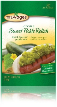 Picture of MRS. WAGES W660-J4425 Mrs. Wages Quick Process Sweet Pickle Relish Mix (PK-12-EA)