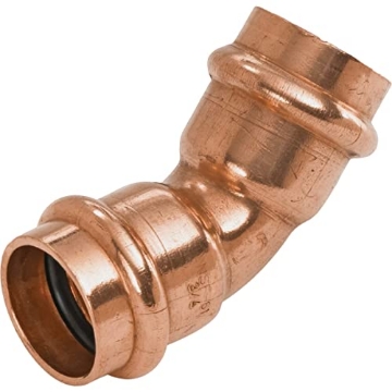 Picture of NIBCO INC 9042800PCCP NIBCO 4010330 0.5 x 0.5 in. Press Wrought Copper 45 deg Elbow (EA)